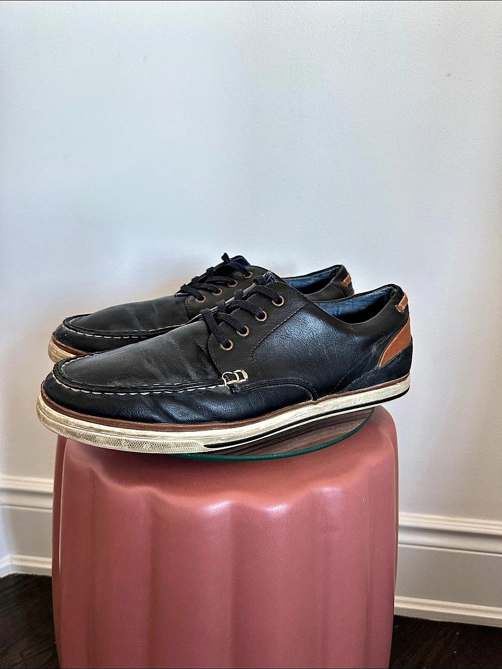 ALDO lace-up shoes Men's Leather & suede fabric doc style casual loafers US 9.5